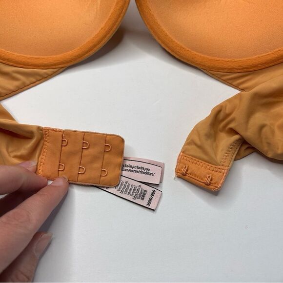Victoria's Secret Orange t-shirt push-up full coverage Bra 36DD - Picture 10 of 11